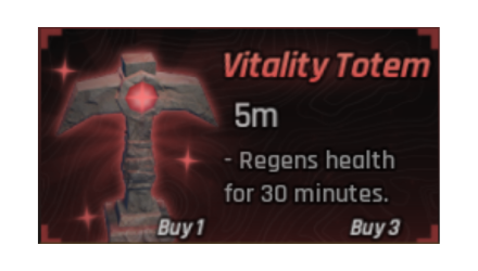 VITALITY TOTEM x1