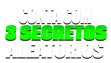 CONTA COM 3 SECRETOS ALEATORIOS